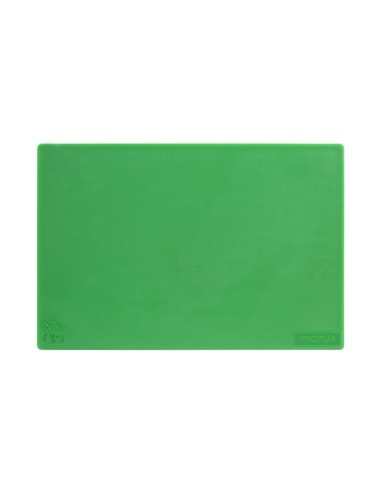 Planche à découper antibactérienne Hygiplas vert 450x300 mm