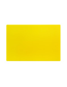Planche à découper antibactérienne Hygiplas jaune 450x300 mm 2