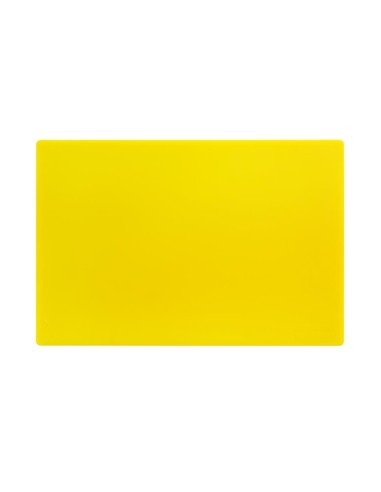 Planche à découper antibactérienne Hygiplas jaune 450x300 mm