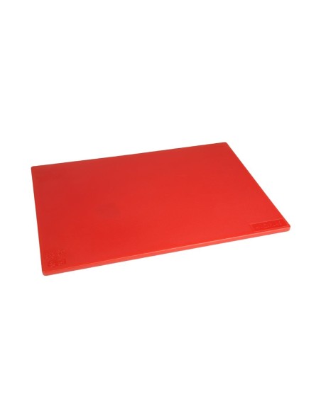 Planche à découper antibactérienne Hygiplas rouge 450x300 mm