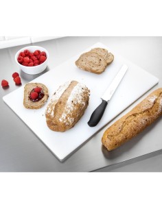 Planche à découper antibactérienne Hygiplas blanche 450x300 mm 2