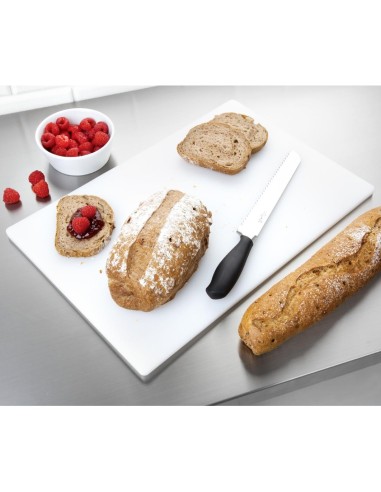 Planche à découper antibactérienne Hygiplas blanche 450x300 mm