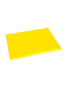 Petite planche à découper Hygiplas jaune HDPE 12 mm
