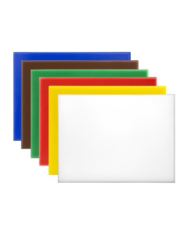 Lot de 6 petites planches à découper Hygiplas HDPE