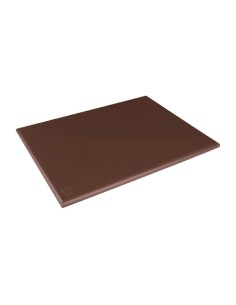Grande planche à découper Hygiplas marron 600x450x20 mm