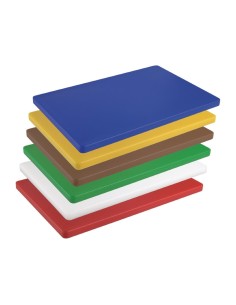 Grande planche à découper Hygiplas marron 600x450x20 mm 2