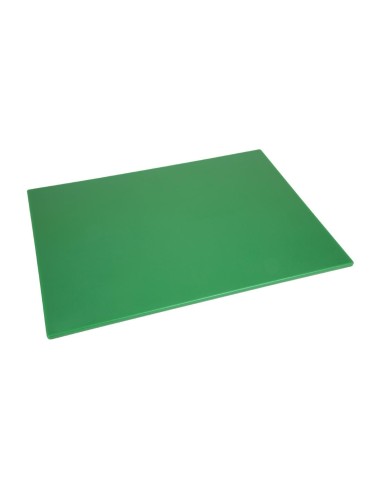 Grande planche à découper verte Hygiplas - 600x450 mm