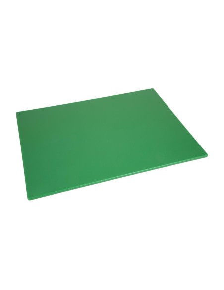 Grande planche à découper verte Hygiplas - 600x450 mm