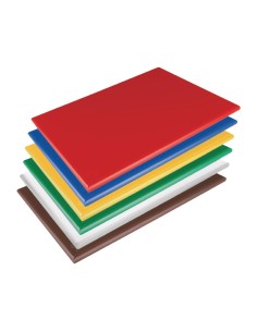 Ensemble 6 planches à découper Hygiplas 600x450x20mm