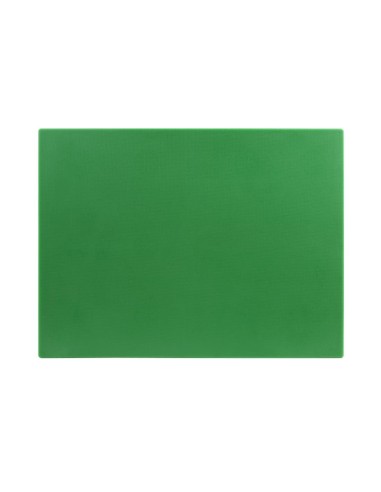 Grande planche à découper verte Hygiplas - 600x450 mm