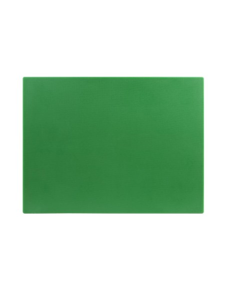 Grande planche à découper verte Hygiplas - 600x450 mm
