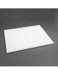 Grande planche à découper Hygiplas blanche 20 mm - 600 × 450 mm