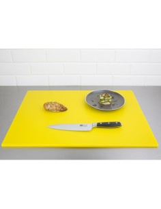 Grande planche à découper basse densité Hygiplas jaune 2