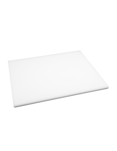 Grande planche à découper Hygiplas blanche 20 mm - 600 × 450 mm