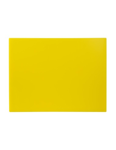 Grande planche à découper basse densité Hygiplas jaune