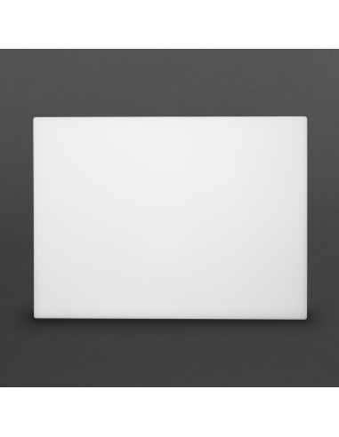Grande planche à découper Hygiplas blanche 20 mm - 600 × 450 mm