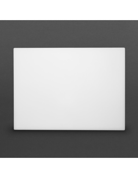 Grande planche à découper Hygiplas blanche 20 mm - 600 × 450 mm