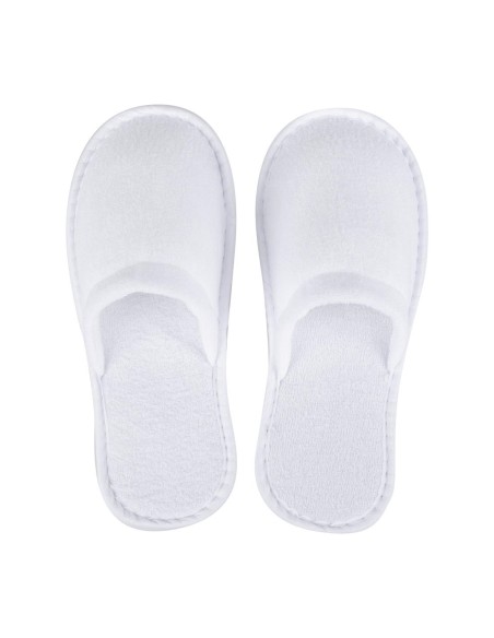 Chaussons blancs fermés Mitre Essentials - confort spa & hôtel