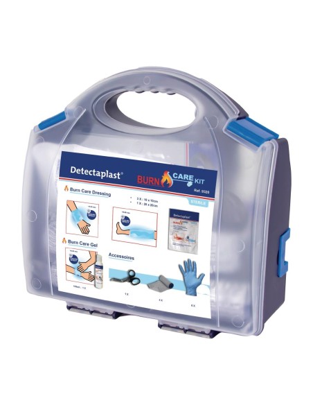 Kit de soin des brûlures Detectaplast - Trousse complète