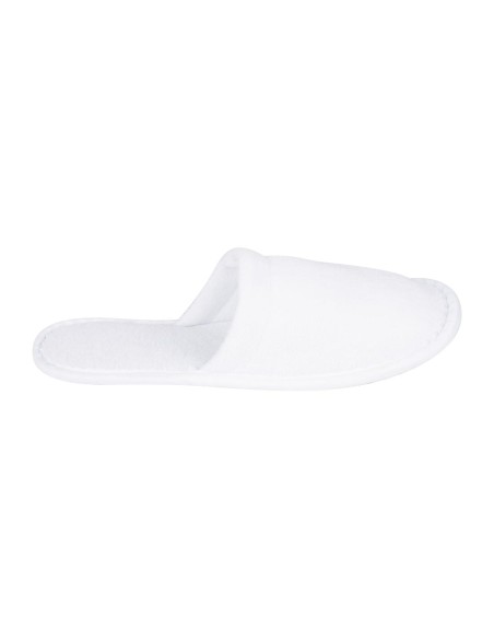 Chaussons blancs fermés Mitre Essentials - confort spa & hôtel