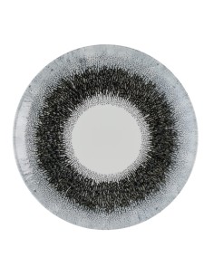 Assiettes rondes Churchill Studio Prints Fusion Black 220mm - lot de 12