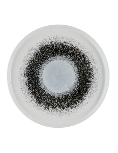 Assiettes Churchill Studio Prints Fusion Black 260mm - Lot de 6