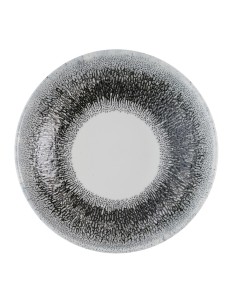Assiettes coupes Churchill Fusion Black 182 mm - lot de 12