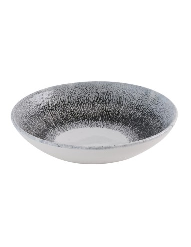 Assiettes coupes Churchill Fusion Black 182 mm - lot de 12