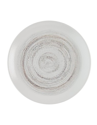 Assiettes rondes Churchill Elements Dune Evolve 285 mm - Lot de 12
