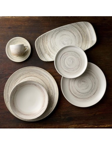 Assiettes Churchill Elements Dune Evolve 260mm - lot de 12