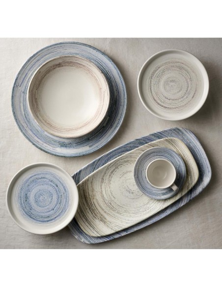 Assiettes Churchill Elements Coast Evolve 165 mm lot 12