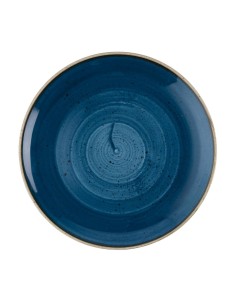 Assiettes Churchill Stonecast Java Blue 260mm - lot de 12