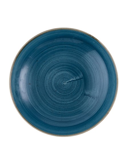 Assiettes coupe ronde Churchill Stonecast Java Blue 247mm
