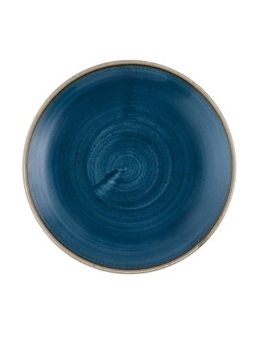 Assiettes Churchill Stonecast Java Blue 165mm - lot de 12