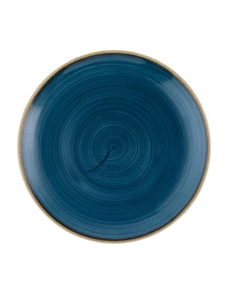 Assiettes Churchill Stonecast Java Blue 220mm - 12 pcs