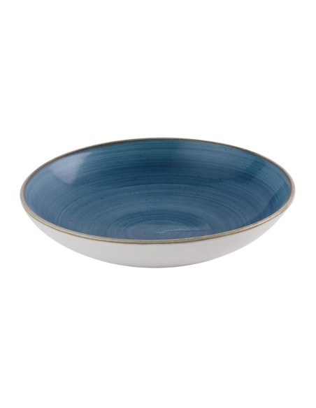 Assiettes coupe ronde Churchill Stonecast Java Blue 247mm