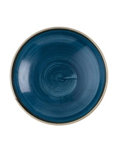 Assiettes coupe Churchill Stonecast Java Blue 184mm - lot12