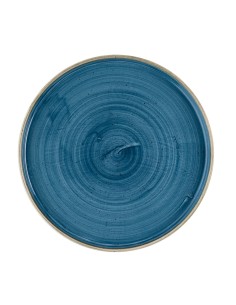 Assiettes Churchill Stonecast Java Blue 260mm - lot de 6