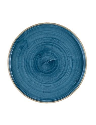 Assiettes Churchill Stonecast Java Blue 260mm - lot de 6