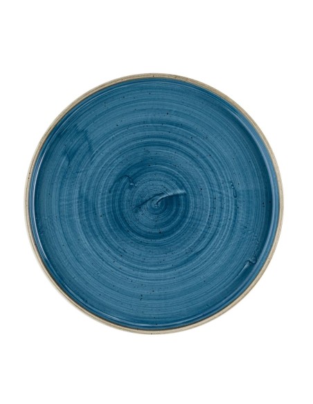 Assiettes Churchill Stonecast Java Blue 260mm - lot de 6