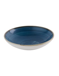 Assiettes coupe Churchill Stonecast Java Blue 184mm - lot12 2