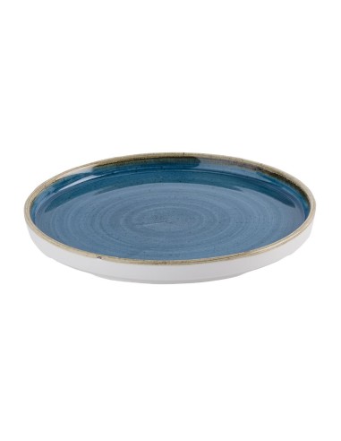 Assiettes Churchill Stonecast Java Blue 210 mm - lot de 6