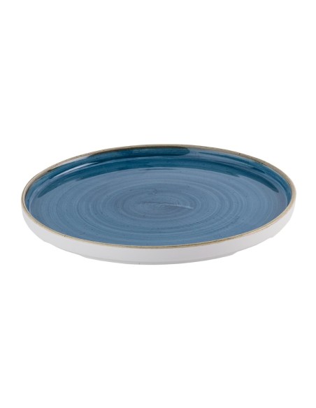 Assiettes Churchill Stonecast Java Blue 260mm - lot de 6