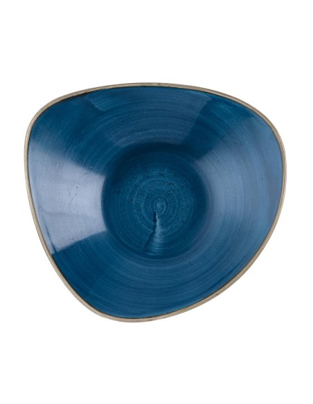 Bols Churchill Stonecast Java Blue Lotus 228mm - lot de 12