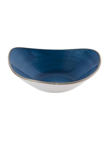 Bols Churchill Stonecast Java Blue Lotus 228mm - lot de 12