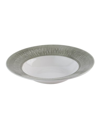 Assiettes à bord large Churchill Bamboo 280 mm - Lot de 12