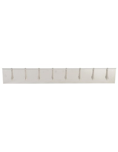Porte-fiches à 8 ressorts Louis Tellier 625mm - Inox