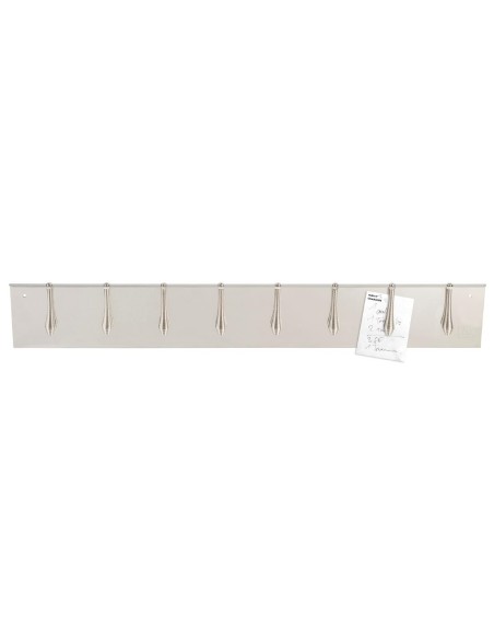 Porte-fiches à 8 ressorts Louis Tellier 625mm - Inox