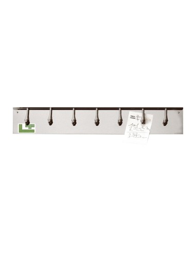 Porte-fiches à 8 ressorts Louis Tellier 625mm - Inox
