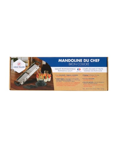 Mandoline du Chef réversible Louis Tellier - inox